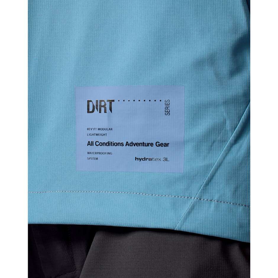 Giubbotto Moto Rev'it Smock Blackwater 3 H2O Blu Nero