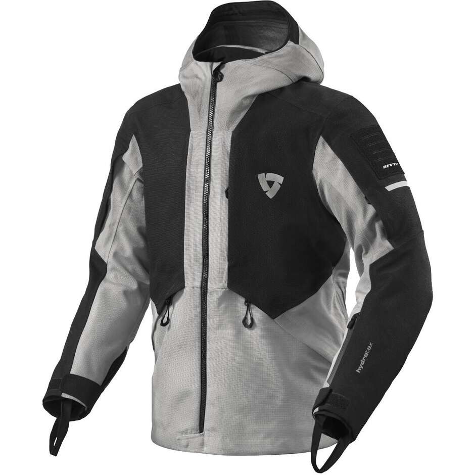 Giubbotto Moto Tectonic H2O Nero Grigio Chiaro taglia L