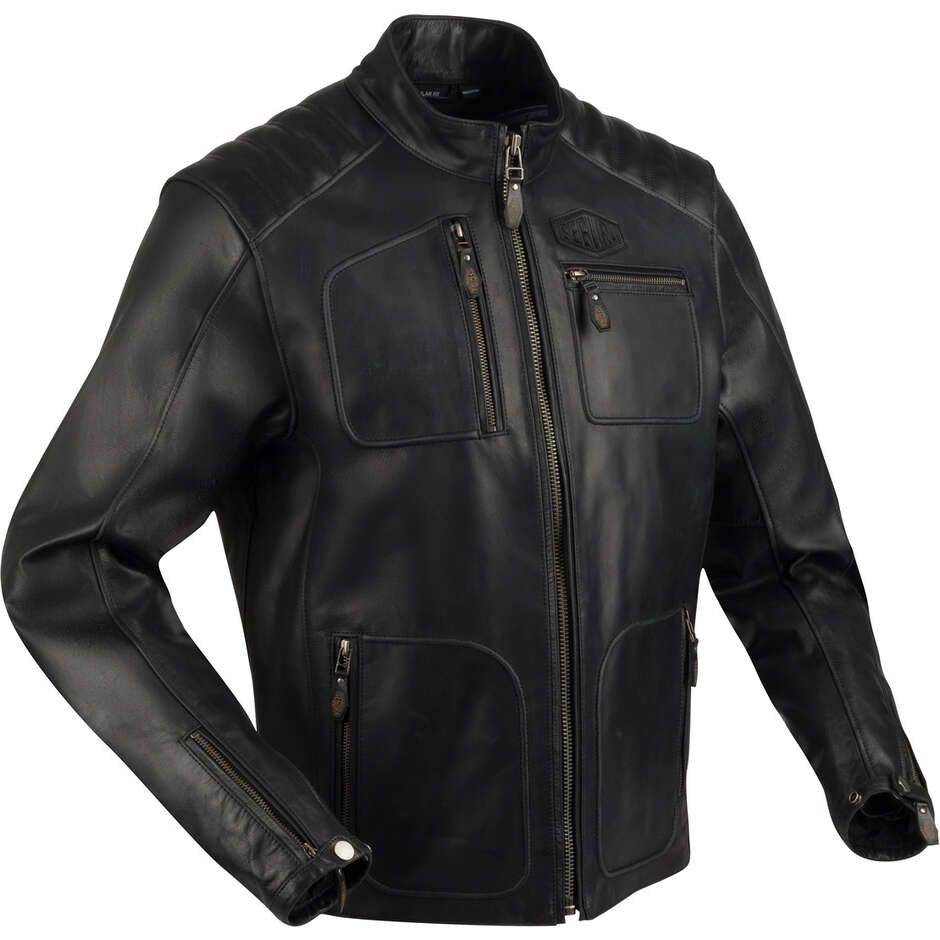 Giubbotto Moto LEWIS Nero taglia XL
