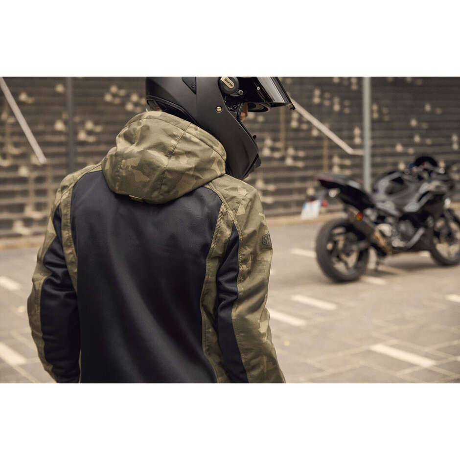 Giubbotto Moto SEGURA NATCHO VENTED Verde Camo