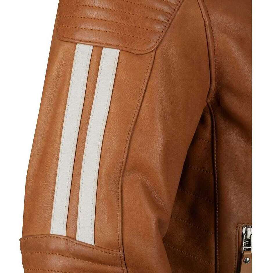 Giubbotto Moto Segura ORION Camel Bianco