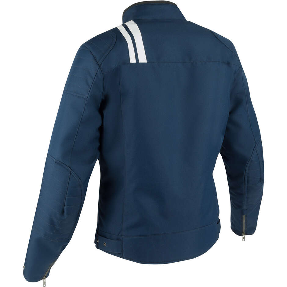 Giubbotto Moto Segura SCORPIO Navy Bianco
