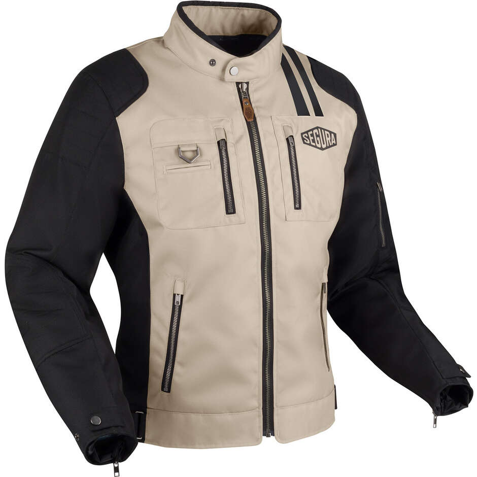 Giubbotto Moto Segura SCORPIO Nero Taupe