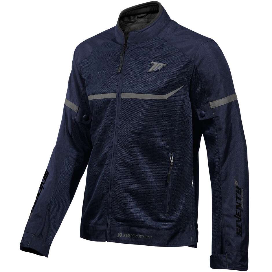 Giubbotto Moto Seventy Degrees SD-JR30.1 MOJAVE Blu Marino
