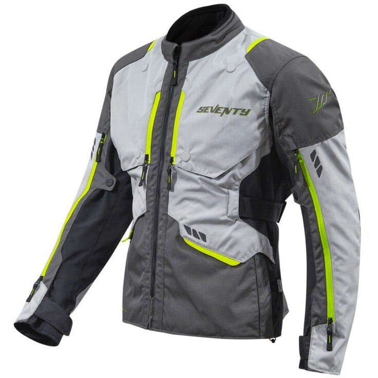 Giubbotto Moto Degrees SD-JT67 TANAMI Nero Giallo Fl taglia S