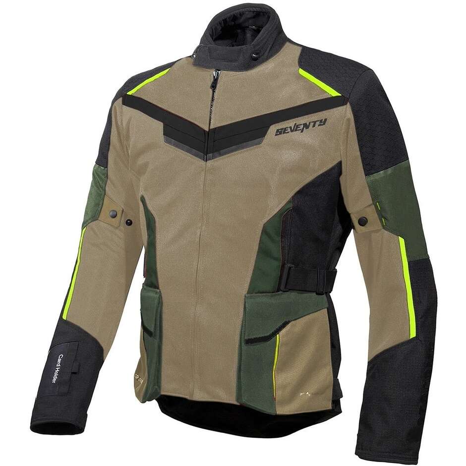 Giubbotto Moto Degrees SD-JT70 ATACAMA Sabbia Verde taglia L