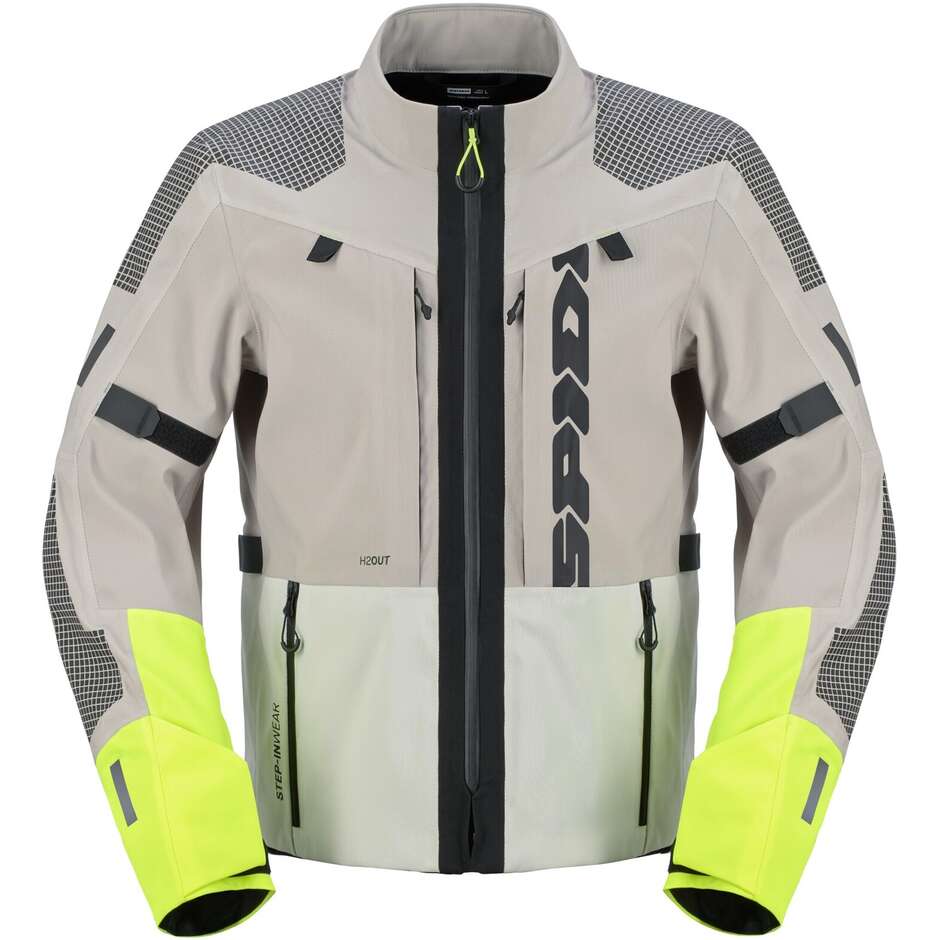 Giubbotto Moto FRONTIER PRO H2OUT Beige taglia 4XL