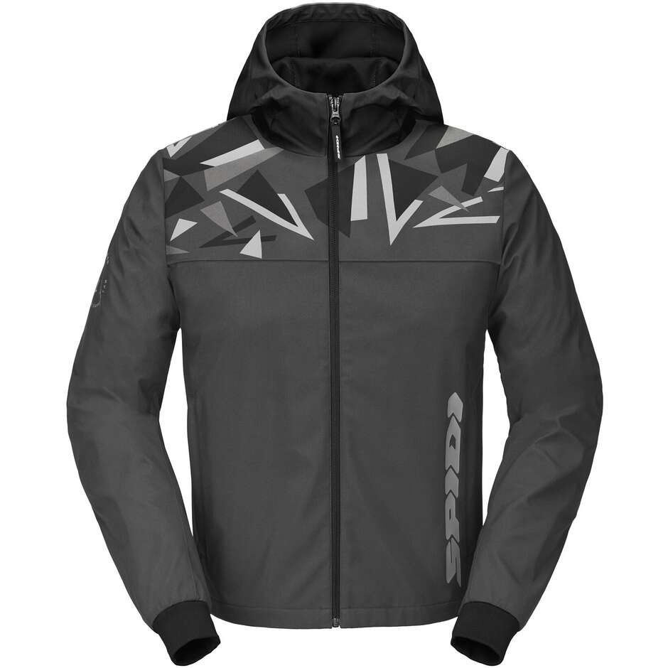 Giubbotto Moto HOODIE EVO SPORT Antracite nero taglia XL