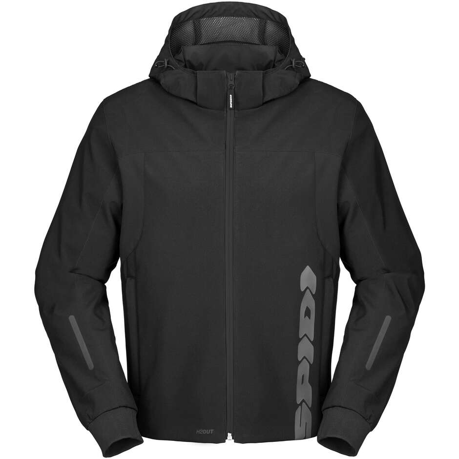 Giubbotto Moto Spidi HOODIE H2OUT II Nero Antracite