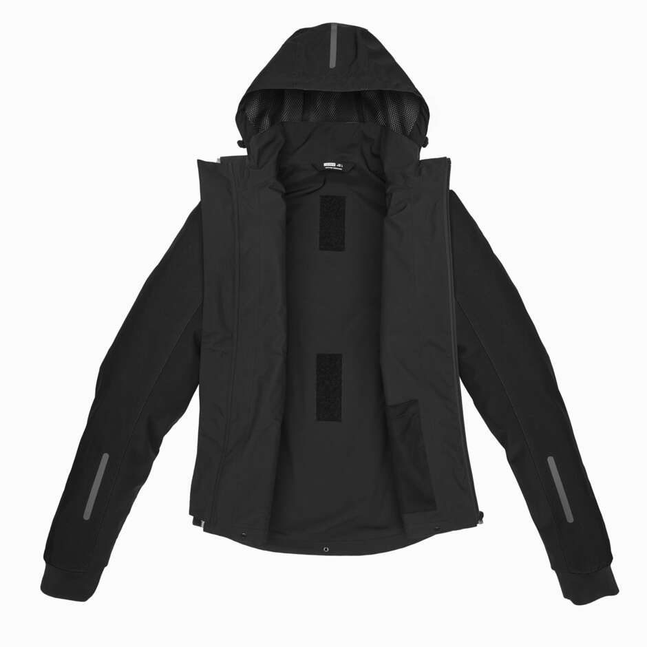Giubbotto Moto Spidi HOODIE H2OUT II Nero Antracite