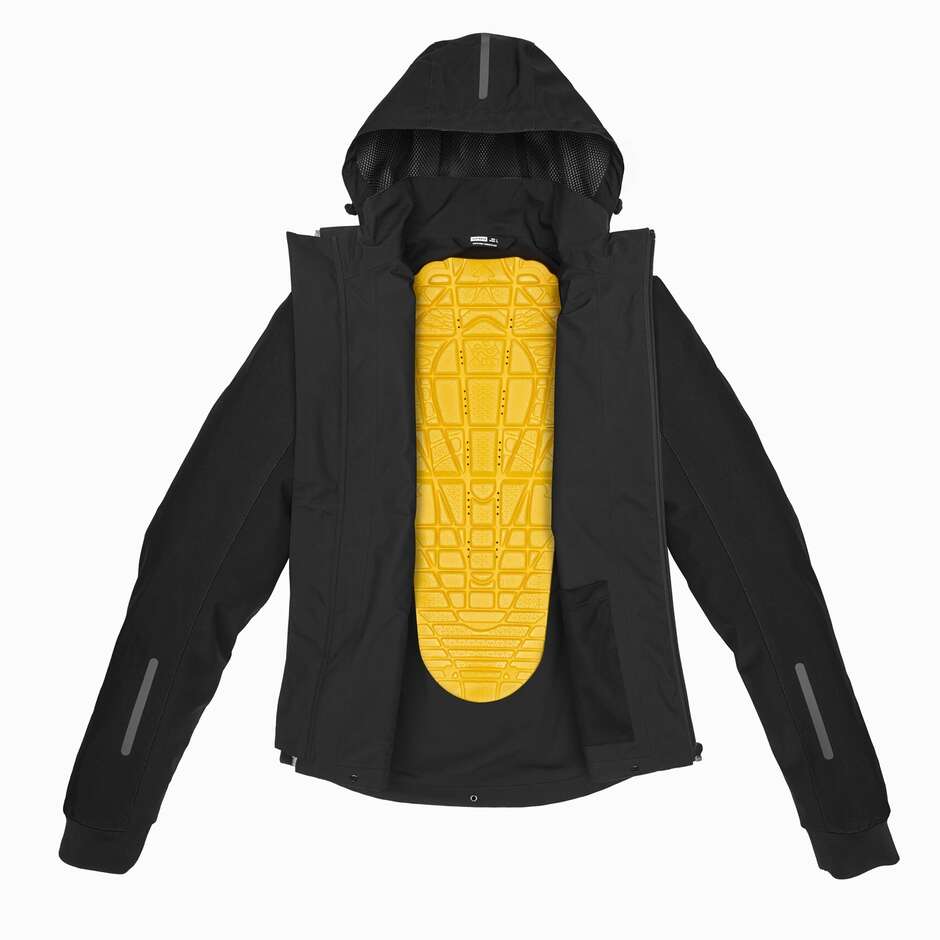Giubbotto Moto Spidi HOODIE H2OUT II Nero Antracite