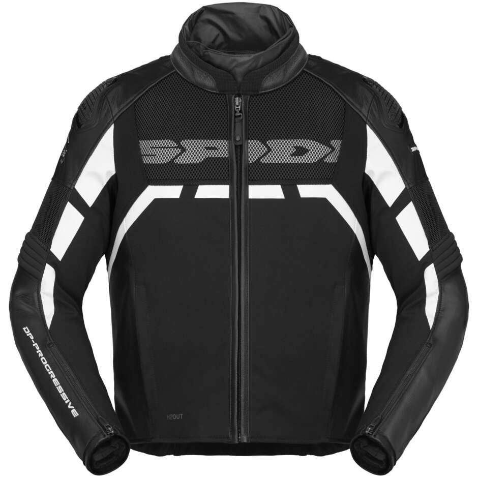Giubbotto Moto Spidi RAPID H2OUT Nero Bianco