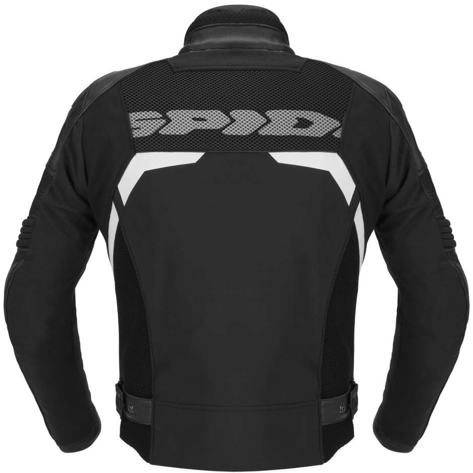 Giubbotto Moto Spidi RAPID H2OUT Nero Bianco