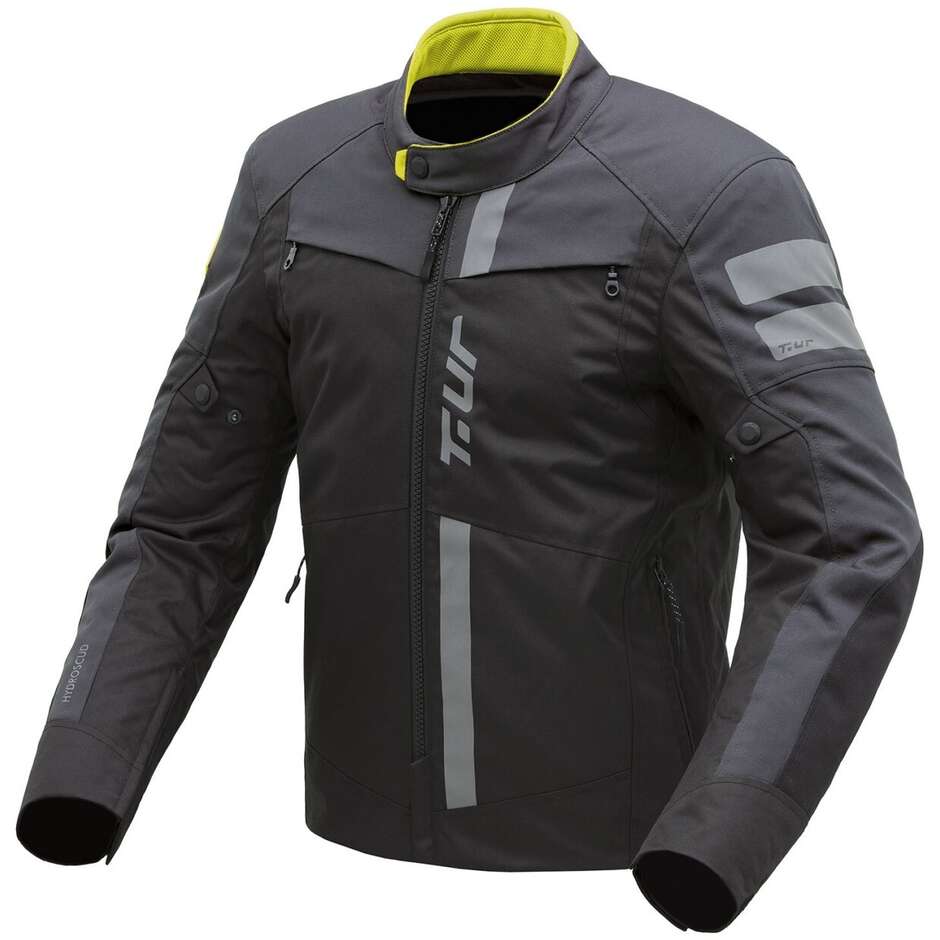 Giubbotto Moto T-UR T8130M TASMANIA Nero Antracite