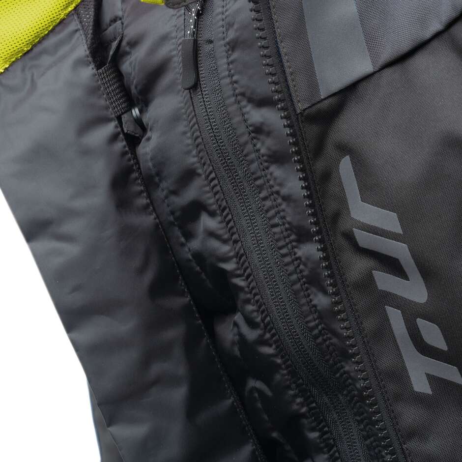 Giubbotto Moto T-UR T8130M TASMANIA Nero Antracite