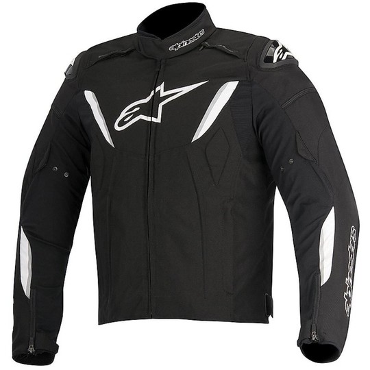 Giubbotto Moto tecnico Alpinestar T-GP R Waterproof Textile Jacket Nero Bianco