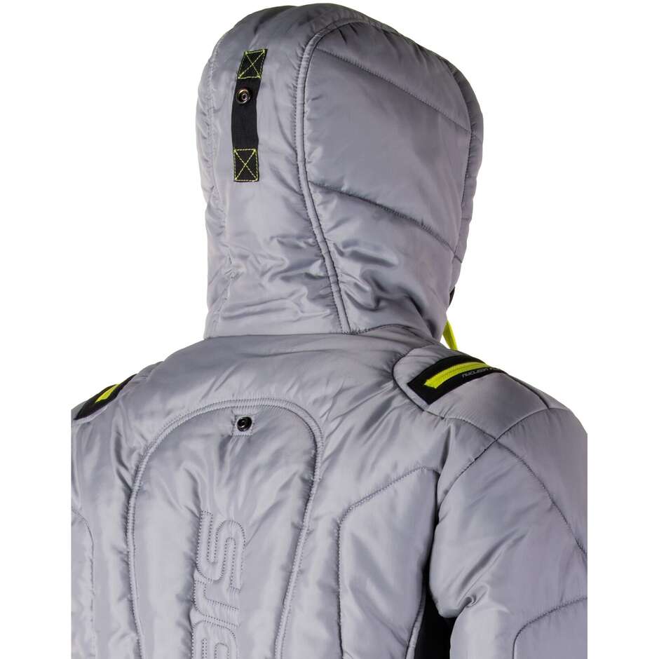 Giubbotto Moto Tessuto Alpinestars MOHOBBS WP LUNAR Grigio Lime Punch