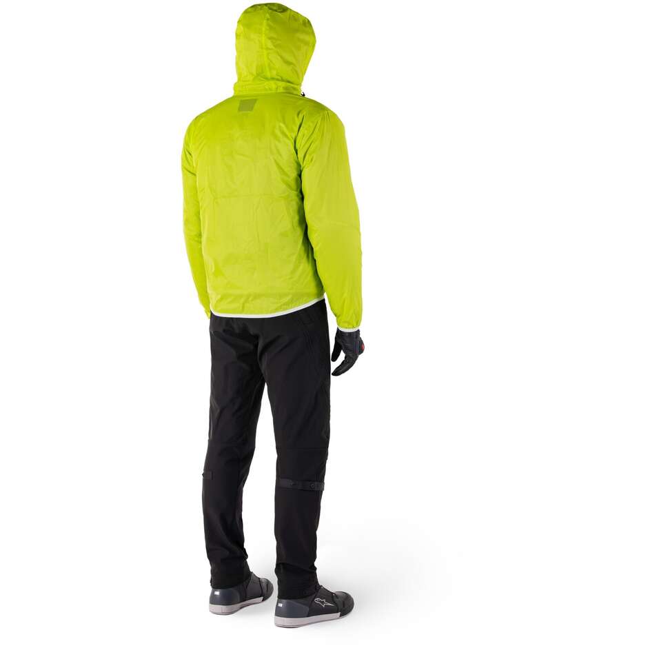 Giubbotto Moto Tessuto Alpinestars MOHOBBS WP LUNAR Grigio Lime Punch
