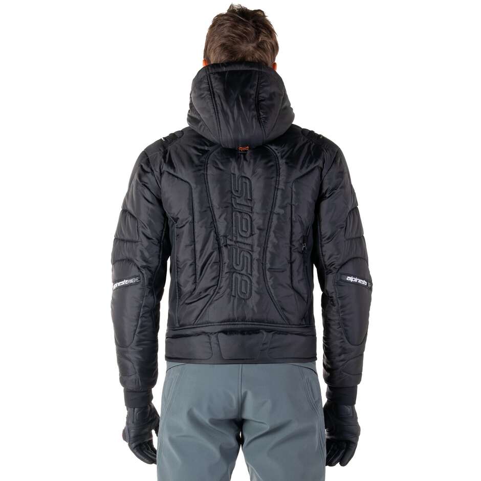 Giubbotto Moto Tessuto Alpinestars MOHOBBS WP Nero Arancio Fluo