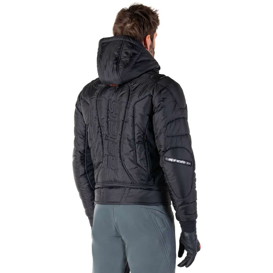 Giubbotto Moto Tessuto Alpinestars MOHOBBS WP Nero Arancio Fluo