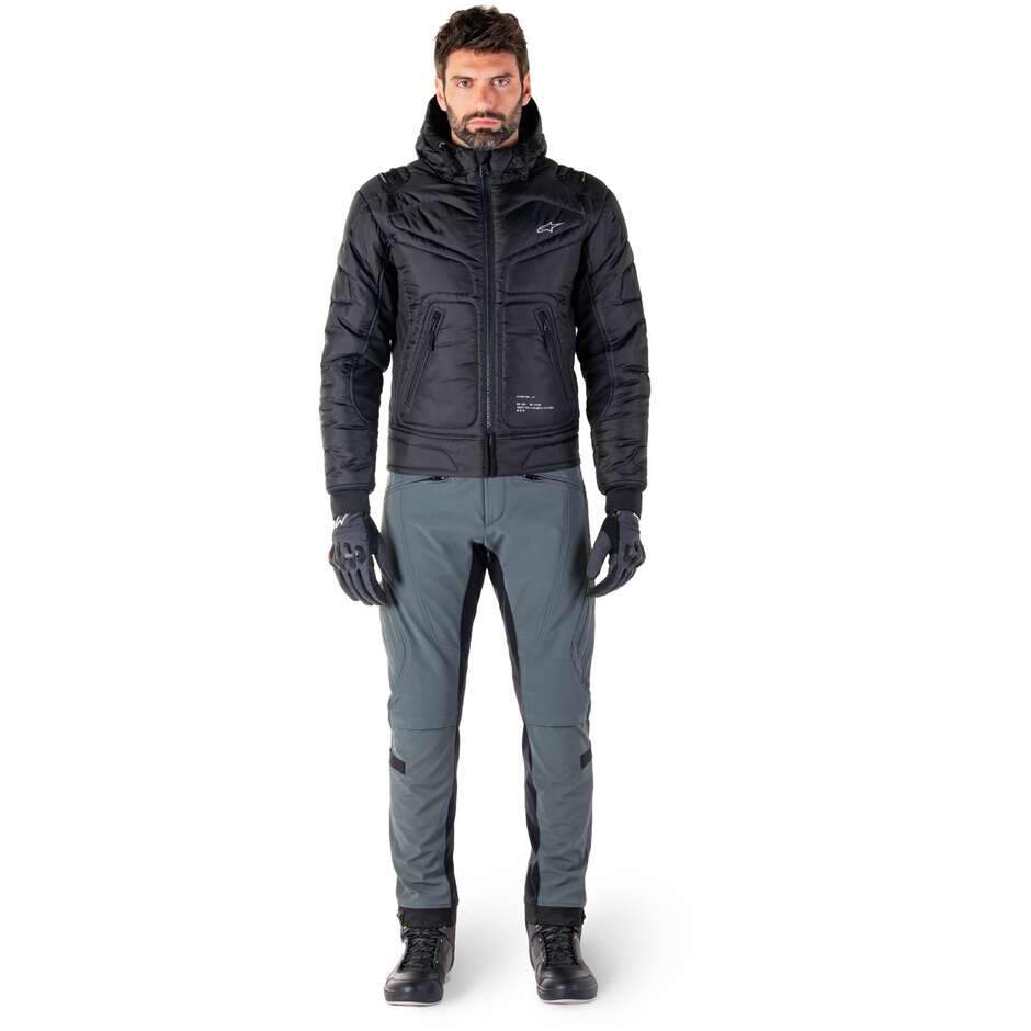 Giubbotto Moto Tessuto Alpinestars MOHOBBS WP Nero Arancio Fluo