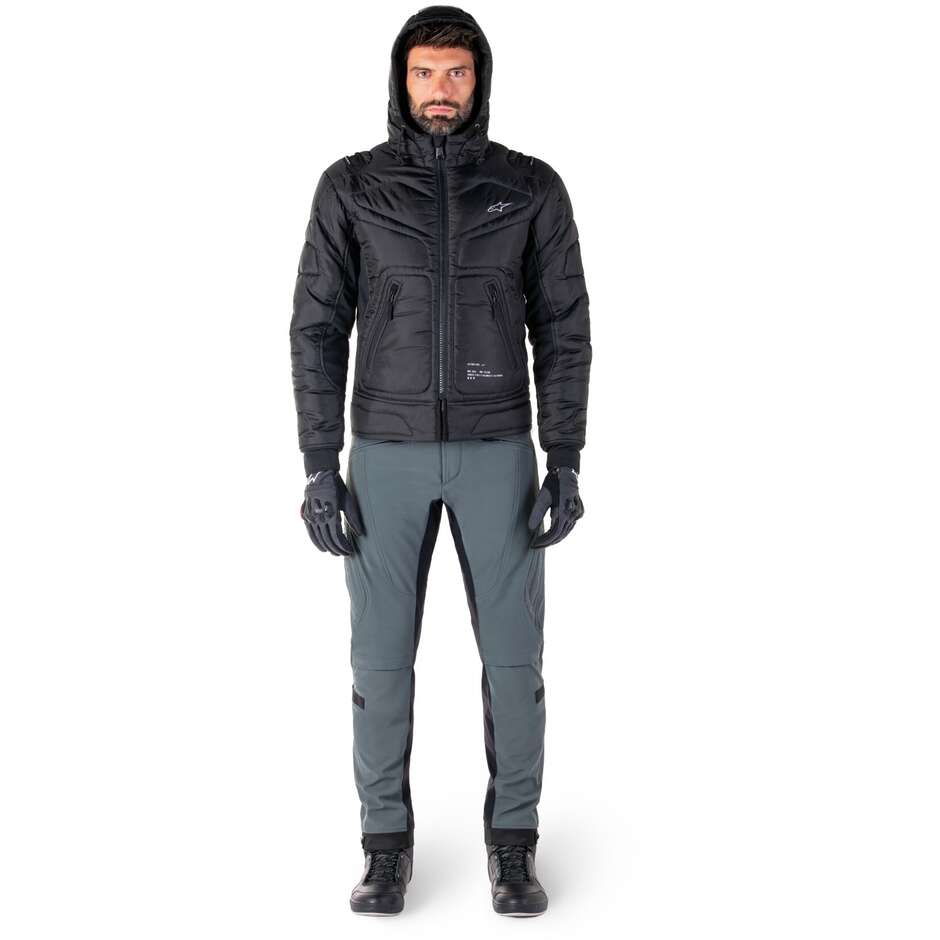 Giubbotto Moto Tessuto Alpinestars MOHOBBS WP Nero Arancio Fluo