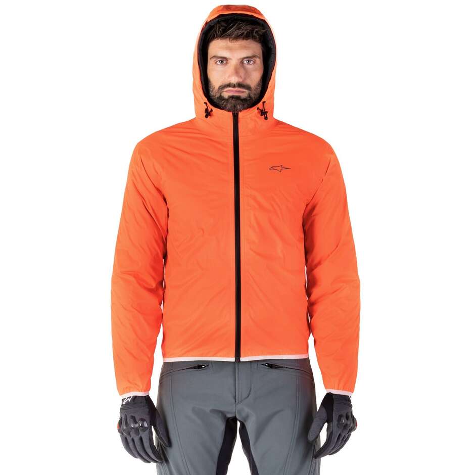 Giubbotto Moto Tessuto Alpinestars MOHOBBS WP Nero Arancio Fluo