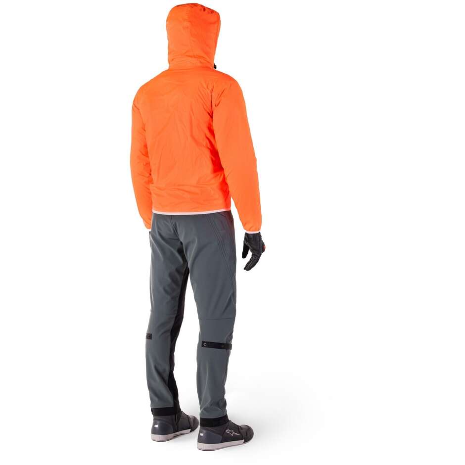 Giubbotto Moto Tessuto Alpinestars MOHOBBS WP Nero Arancio Fluo