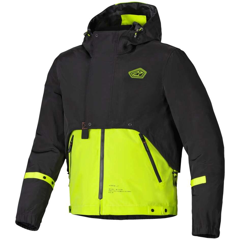 Giubbotto Moto Tessuto MOOTANT WP PARKA Lime Pun taglia 3X