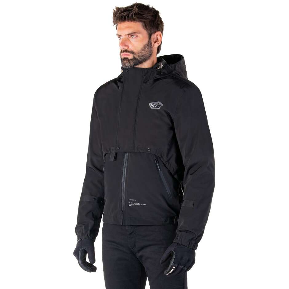 Giubbotto Moto Tessuto Alpinestars MOOTANT WP PARKA Nero