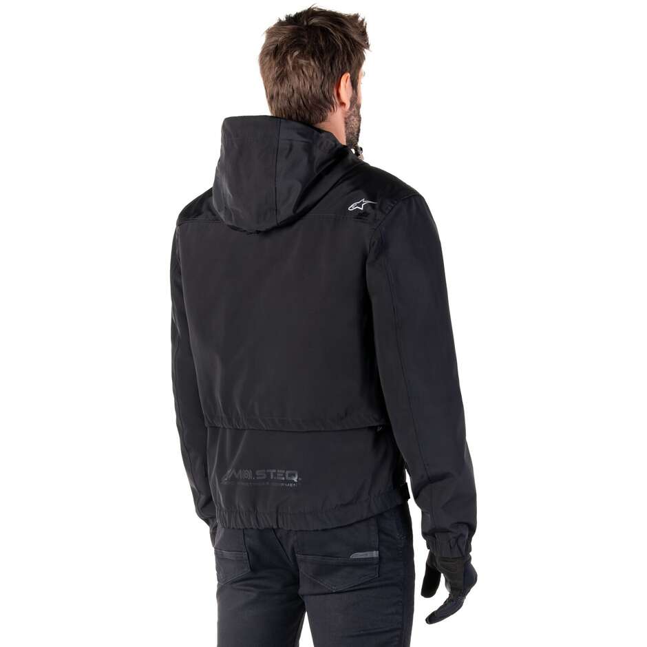 Giubbotto Moto Tessuto Alpinestars MOOTANT WP PARKA Nero