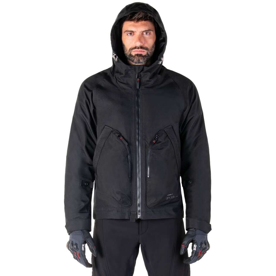 Giubbotto Moto Tessuto Alpinestars MOOTANT WP PARKA Nero