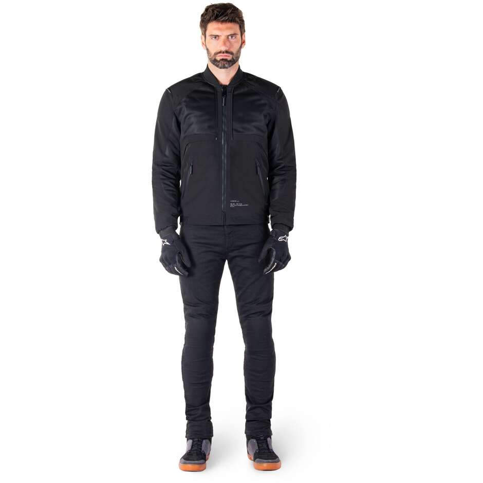 Giubbotto Moto Tessuto Alpinestars MOOTANT WP PARKA Nero