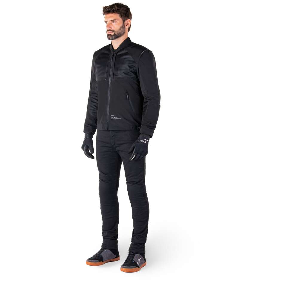 Giubbotto Moto Tessuto Alpinestars MOOTANT WP PARKA Nero