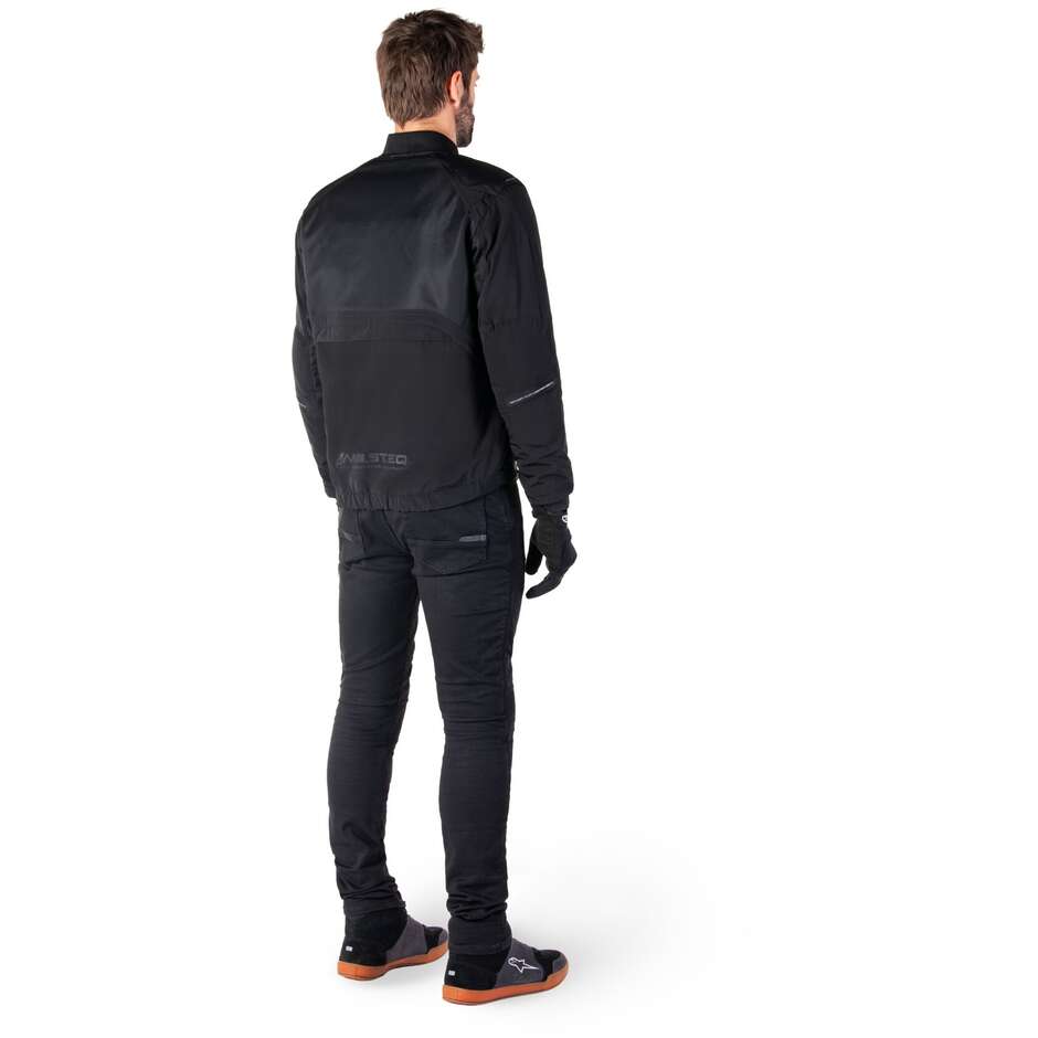 Giubbotto Moto Tessuto Alpinestars MOOTANT WP PARKA Nero