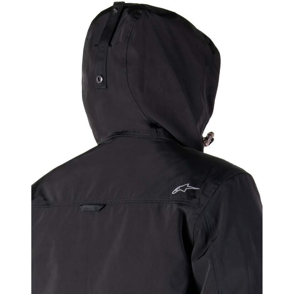 Giubbotto Moto Tessuto Alpinestars MOOTANT WP PARKA Nero