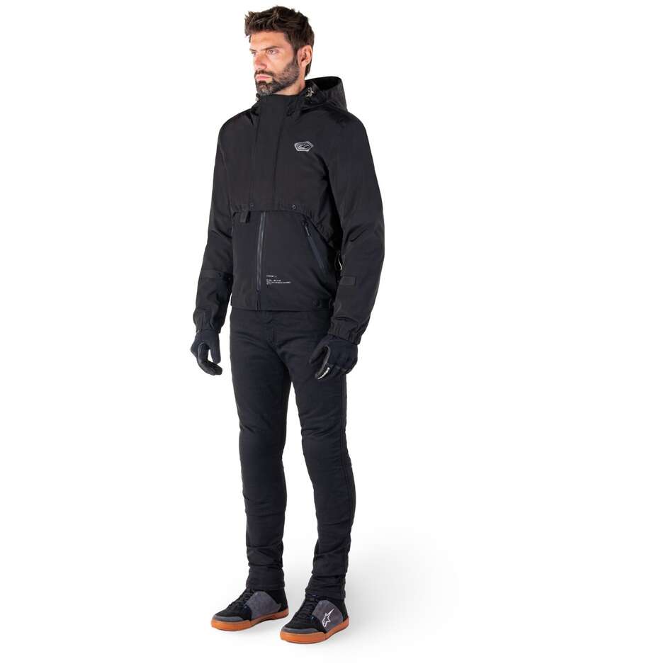 Giubbotto Moto Tessuto Alpinestars MOOTANT WP PARKA Nero