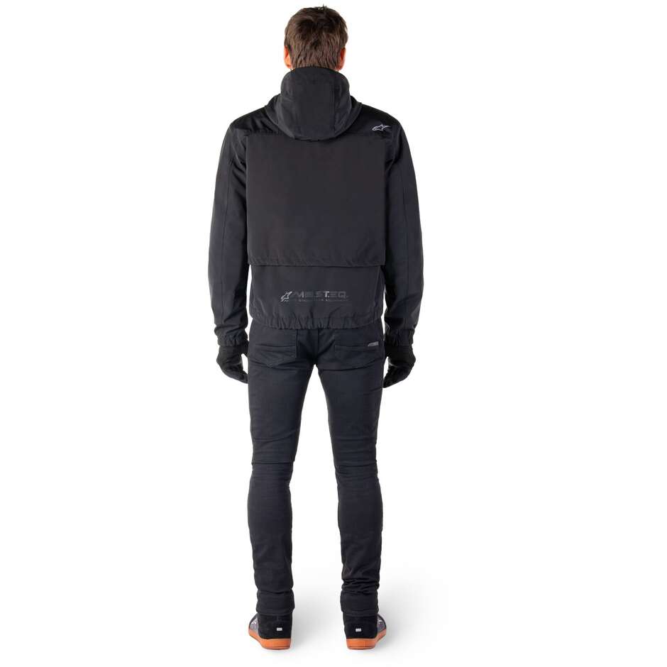 Giubbotto Moto Tessuto Alpinestars MOOTANT WP PARKA Nero
