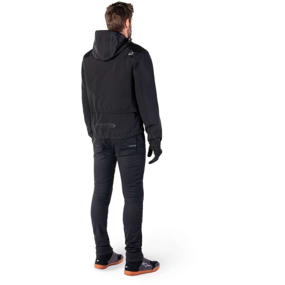 Giubbotto Moto Tessuto Alpinestars MOOTANT WP PARKA Nero