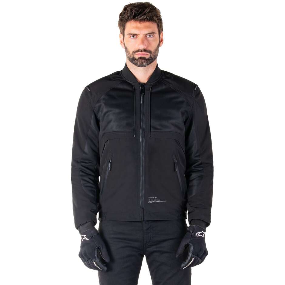 Giubbotto Moto Tessuto Alpinestars MOOTANT WP PARKA Nero