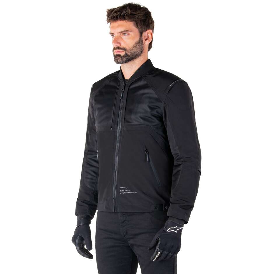 Giubbotto Moto Tessuto Alpinestars MOOTANT WP PARKA Nero