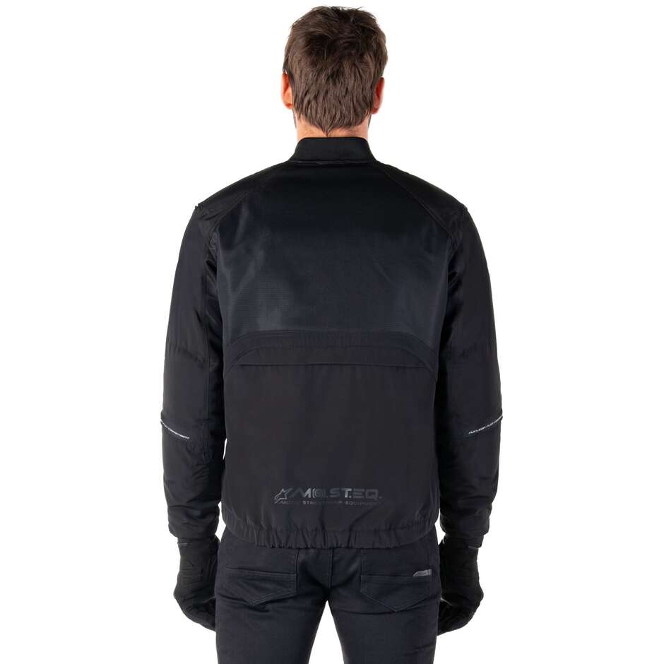 Giubbotto Moto Tessuto Alpinestars MOOTANT WP PARKA Nero