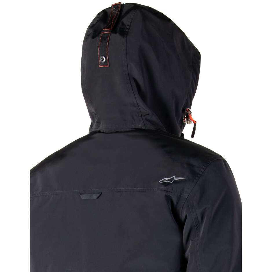 Giubbotto Moto Tessuto Alpinestars MOOTANT WP PARKA Spicy Arancio Nero