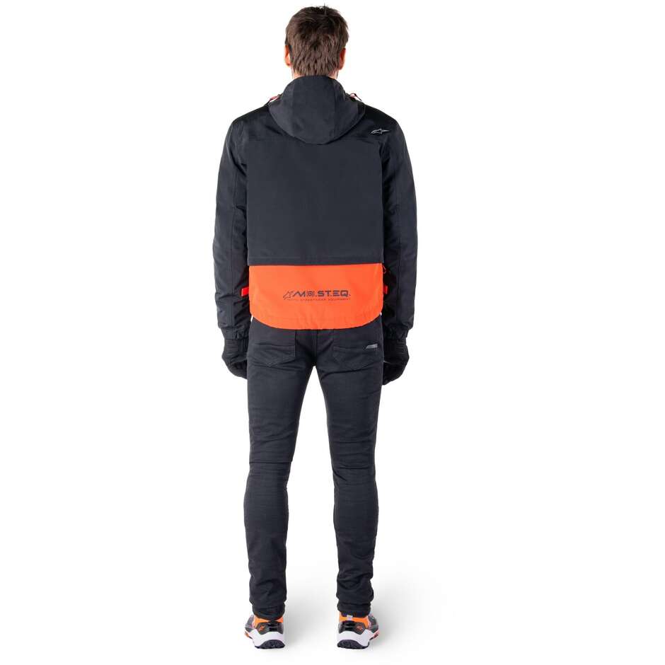 Giubbotto Moto Tessuto Alpinestars MOOTANT WP PARKA Spicy Arancio Nero