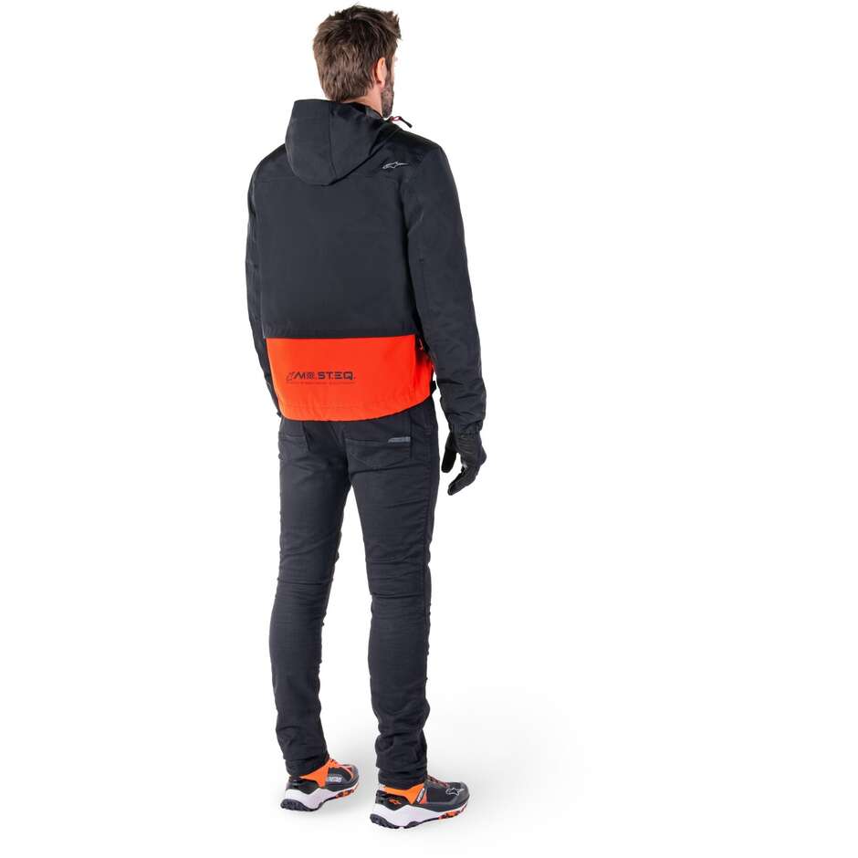 Giubbotto Moto Tessuto Alpinestars MOOTANT WP PARKA Spicy Arancio Nero
