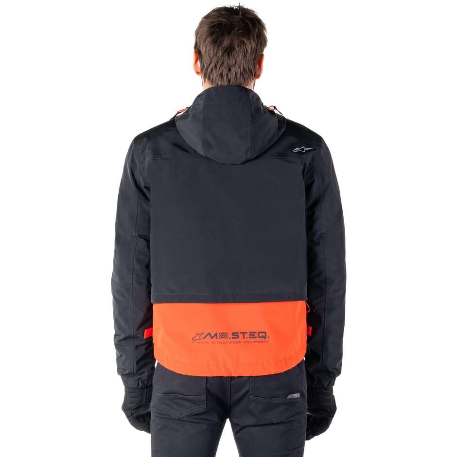 Giubbotto Moto Tessuto Alpinestars MOOTANT WP PARKA Spicy Arancio Nero