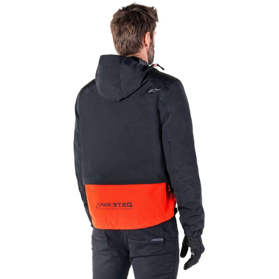 Giubbotto Moto Tessuto Alpinestars MOOTANT WP PARKA Spicy Arancio Nero