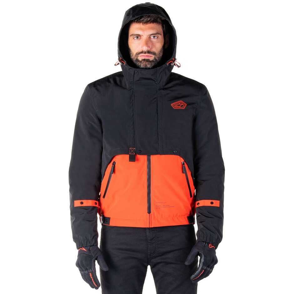 Giubbotto Moto Tessuto Alpinestars MOOTANT WP PARKA Spicy Arancio Nero