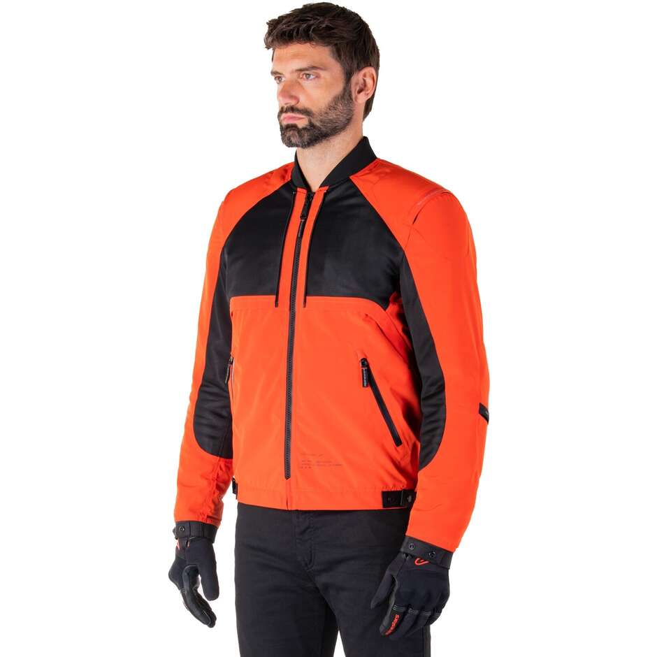 Giubbotto Moto Tessuto Alpinestars MOOTANT WP PARKA Spicy Arancio Nero