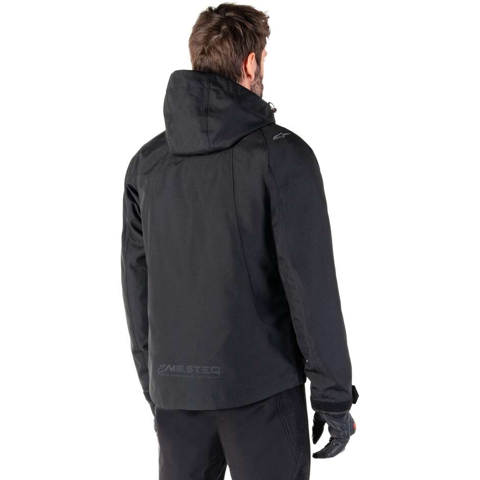 Giubbotto Moto Tessuto Alpinestars MORUSH WP PARKA Nero